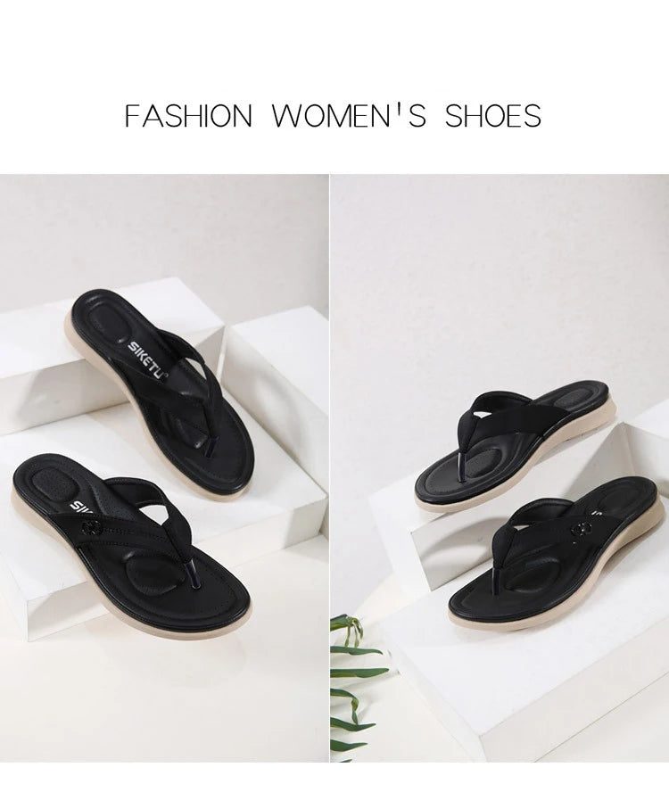 Dropshipping atacado preço das mulheres flip-flops tamanho grande sola macia chinelos personalizados para as mulheres sandale femme eté 2023 luxe