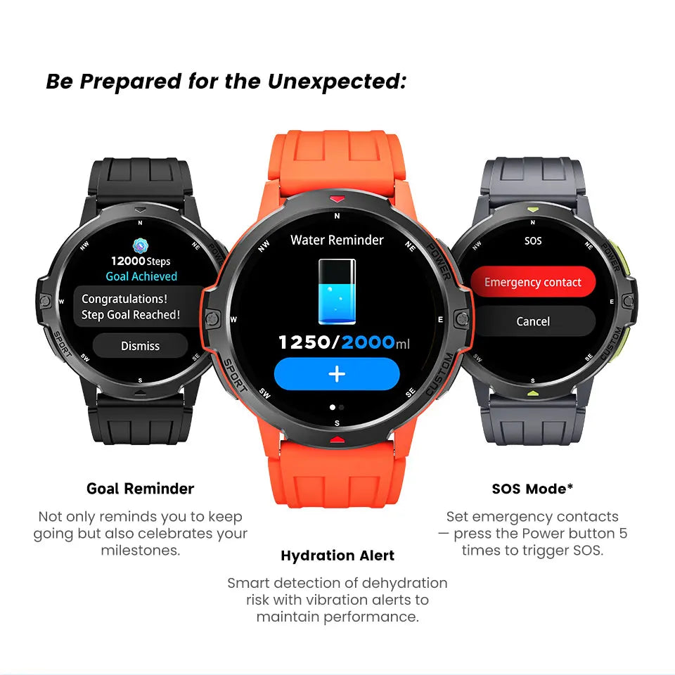 Novo original militar gps smartwatch relógio de fitness 3atm à prova dwaterproof água esportes relógios inteligentes para homem mulher luxo 2026 android