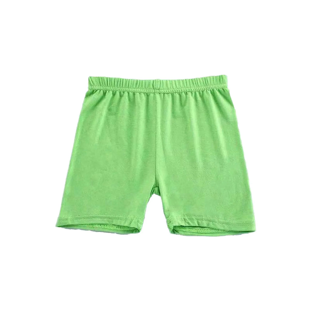 1pc doce cor meninas calças de segurança curtas crianças roupa interior leggings crianças verão bonito confortável shorts cuecas para 4-6y