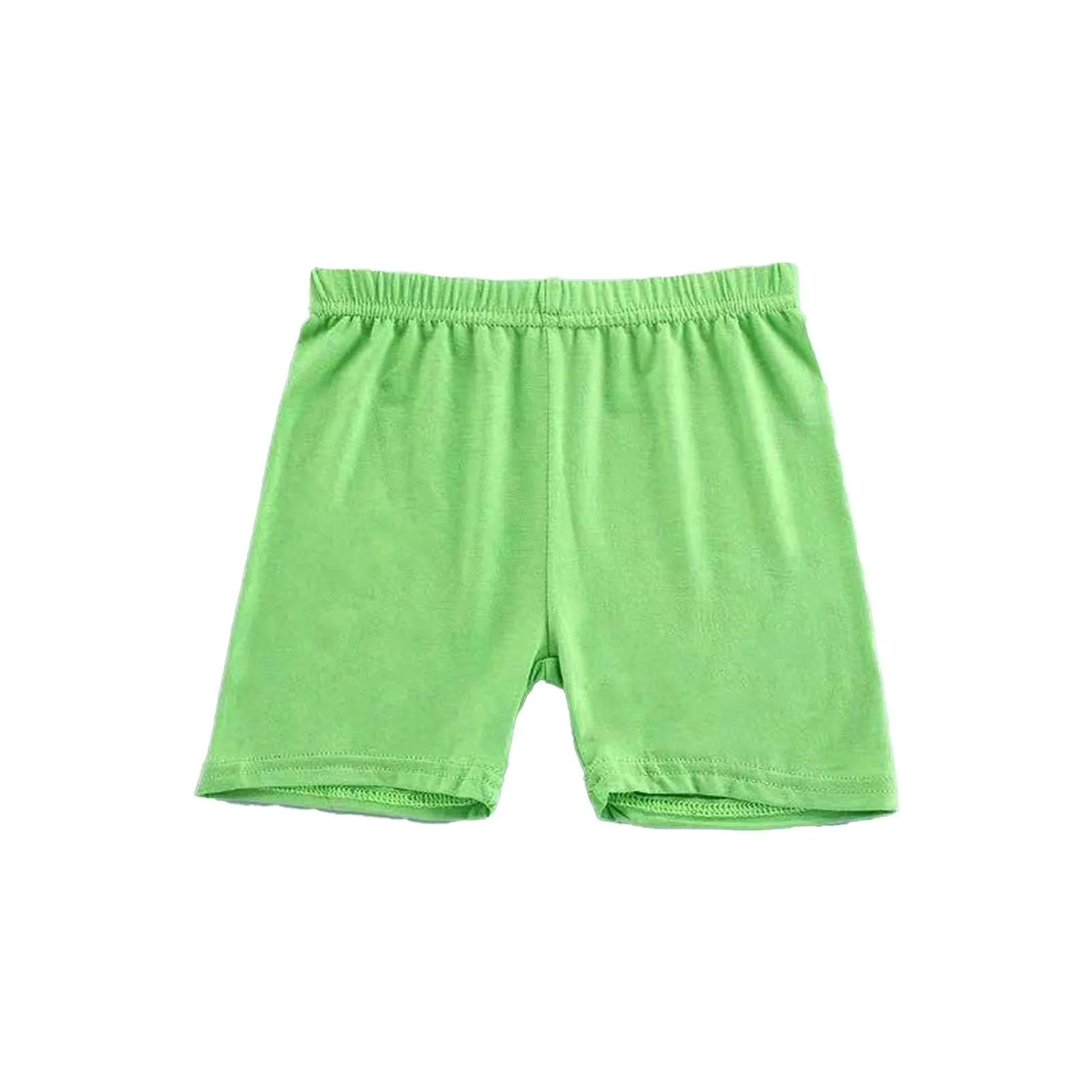 1pc doce cor meninas calças de segurança curtas crianças roupa interior leggings crianças verão bonito confortável shorts cuecas para 4-6y