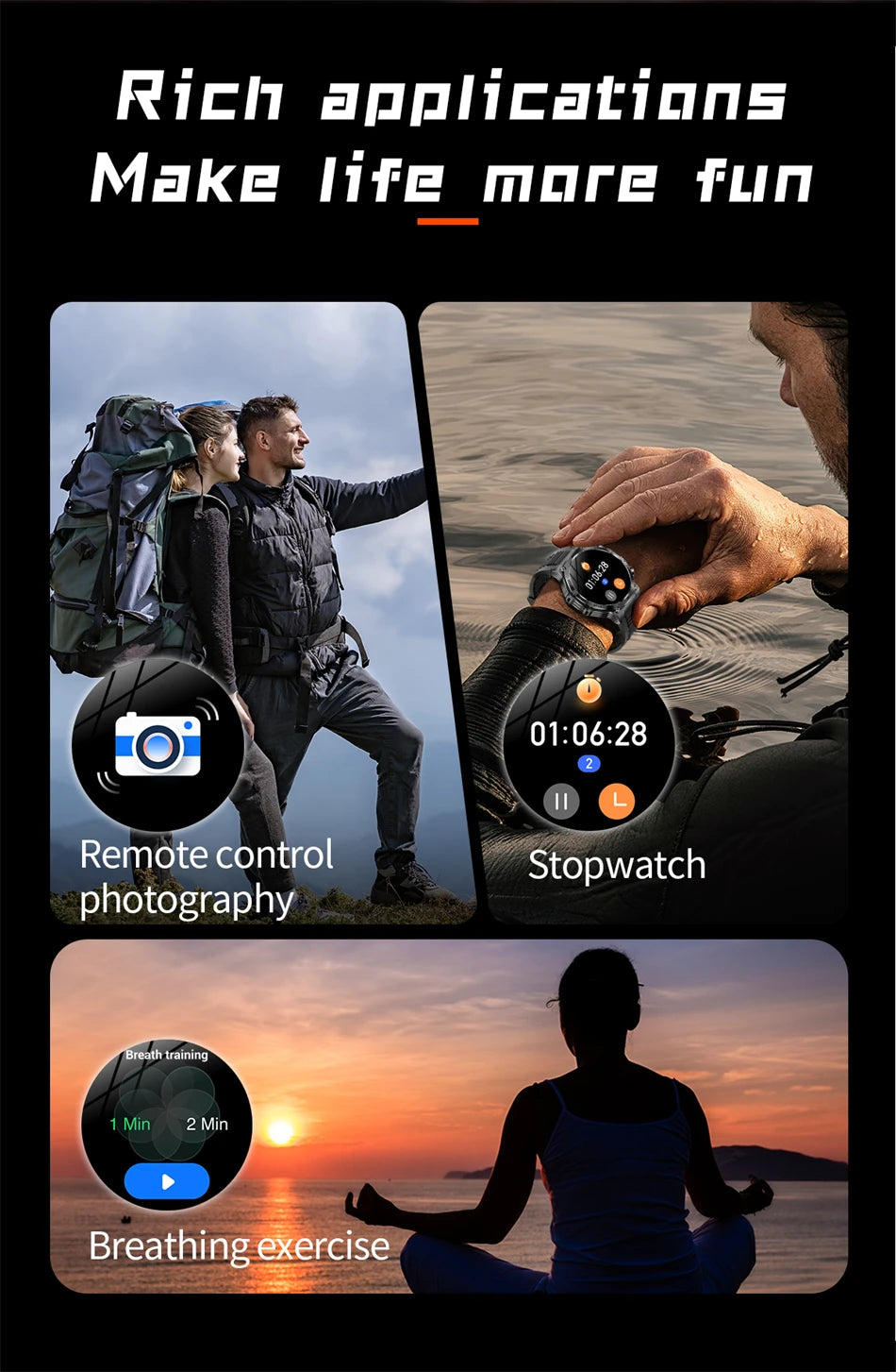 Novo relógio inteligente masculino 2025 chamada bluetooth um clique conexão relógios ip67 à prova dip67 água 800mah bateria smartwatch homem android ios