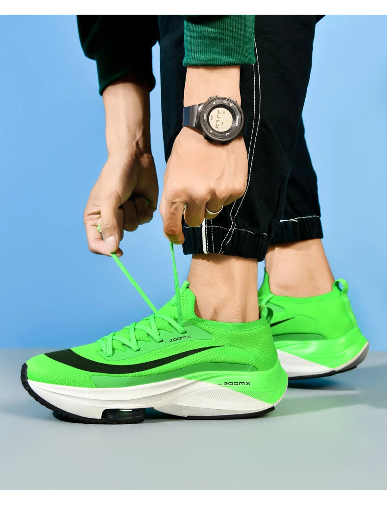 Novo 2025 profissional placa tênis de corrida maratona ultra leve esportes amortecedor sapatos masculinos e femininos