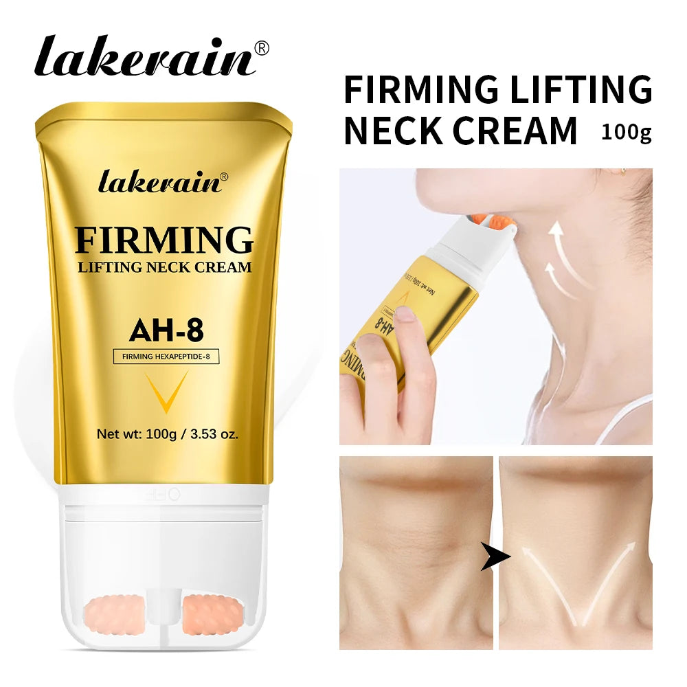 AH-8 creme de pescoço firmador nutritivo profundo loção hidratante para pescoço suaviza linhas finas melhora a firmeza da pele do pescoço produto de cuidados com a pele