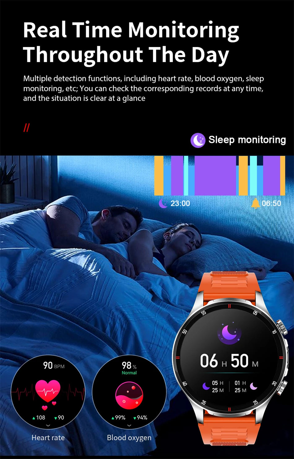 Lige 2025 novo relógio inteligente masculino lanterna ai voz bluetooth chamada 1.53 "hd esportes relógios de fitness monitor saúde smartwatch feminino