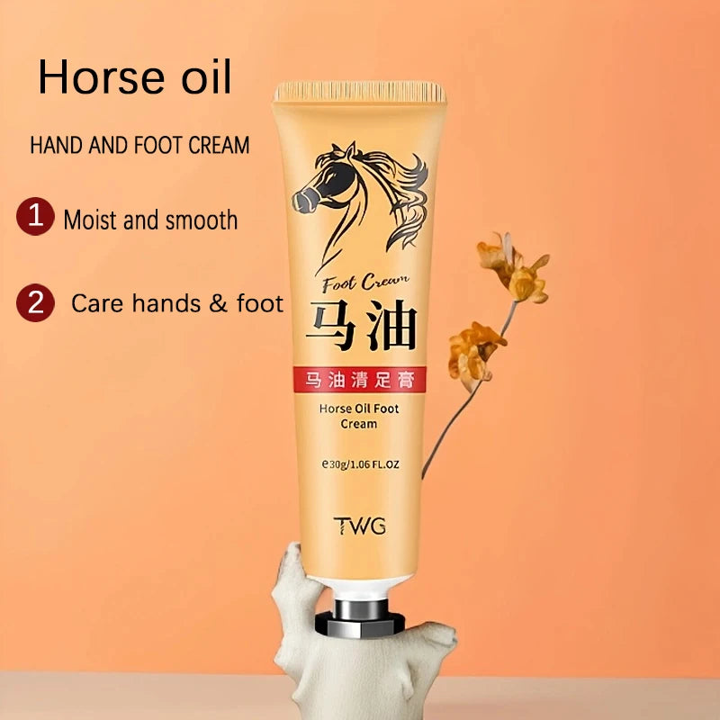 Ma You Qing Creme para pés, Creme hidratante para pés, adequado para pele seca, adequado para cuidados com as mãos e pés para mãos e pés secos