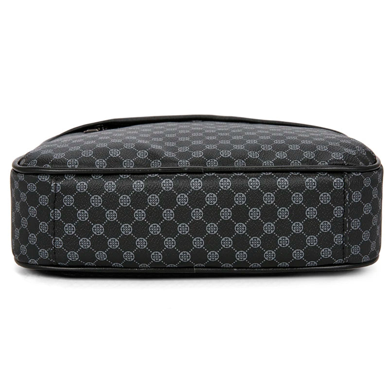 Bolsas de Ombro Casuais e Leves para Homens, Bolsa Mensageiro de Couro PU Macio, Bolsa Transversal Confortável com Alça Larga