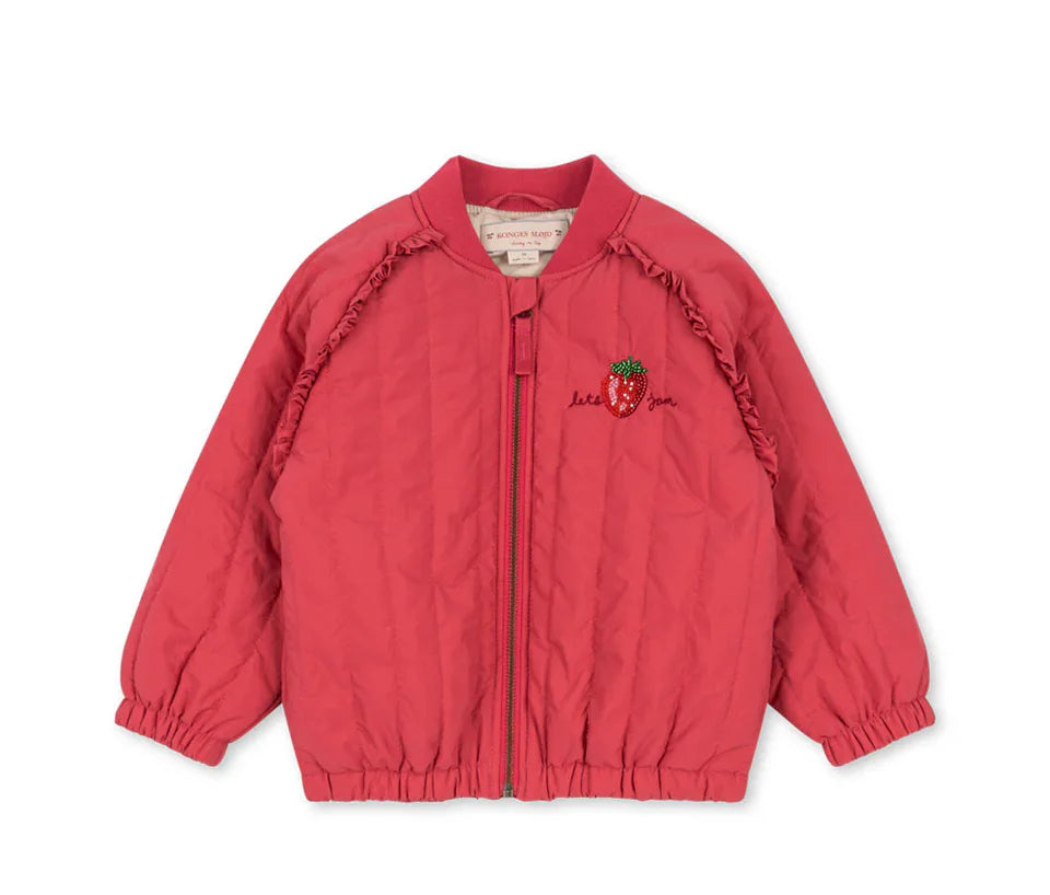 Novo 2025 ks meninas dos desenhos animados algodão velo casacos de inverno da criança meninos jaqueta de lã de cordeiro crianças casaco bordado crianças outwear roupas