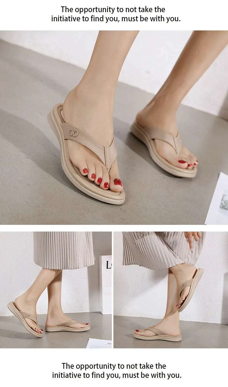 Dropshipping atacado preço das mulheres flip-flops tamanho grande sola macia chinelos personalizados para as mulheres sandale femme eté 2023 luxe