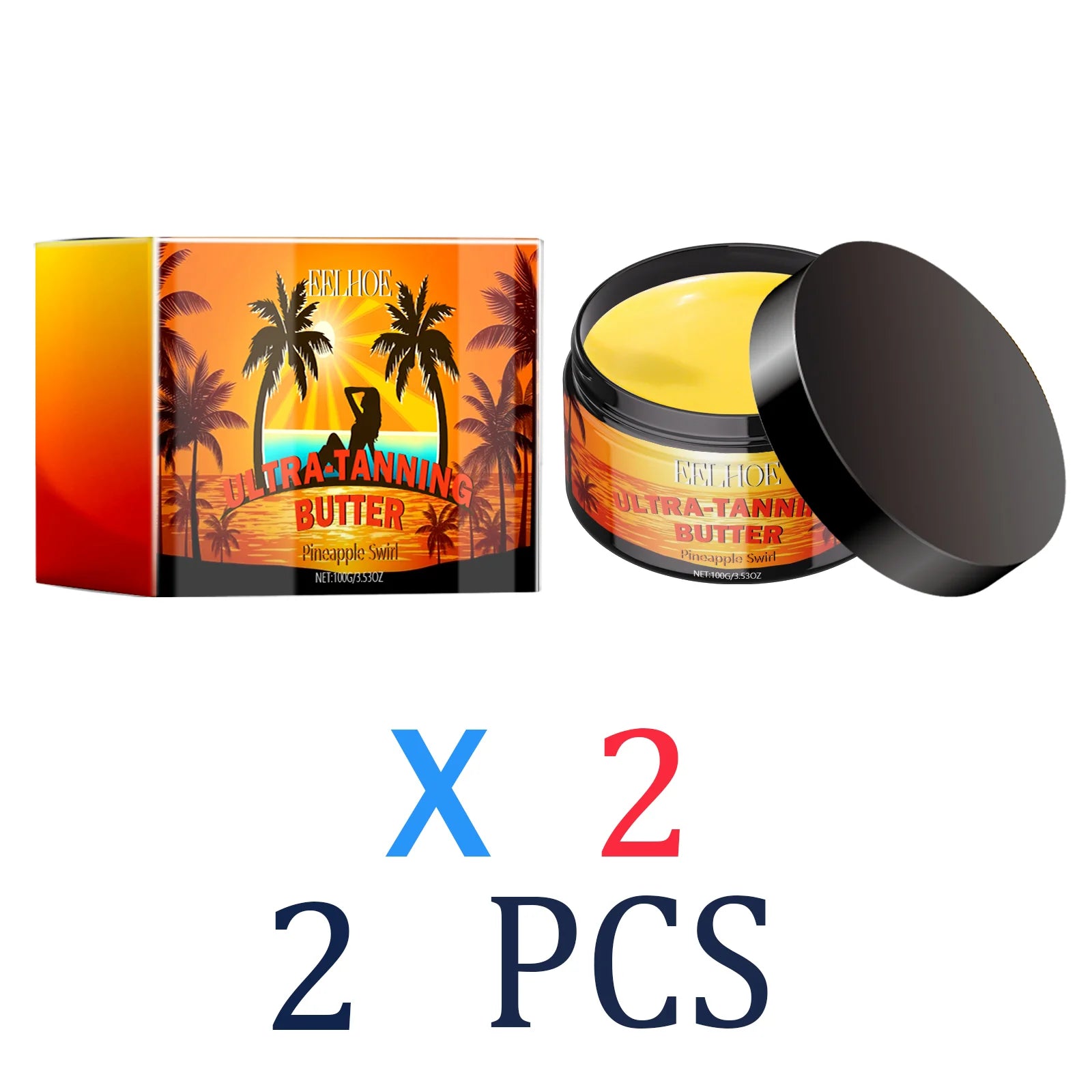 Gel Bronzeador para um Brilho Bronzeado Profundo com Óleo de Coco e Óleo de Semente de Cenoura para Bronzeamento ao Ar Livre para obter uma Pele com Efeito Beijada pelo Sol e Hidratação Profunda