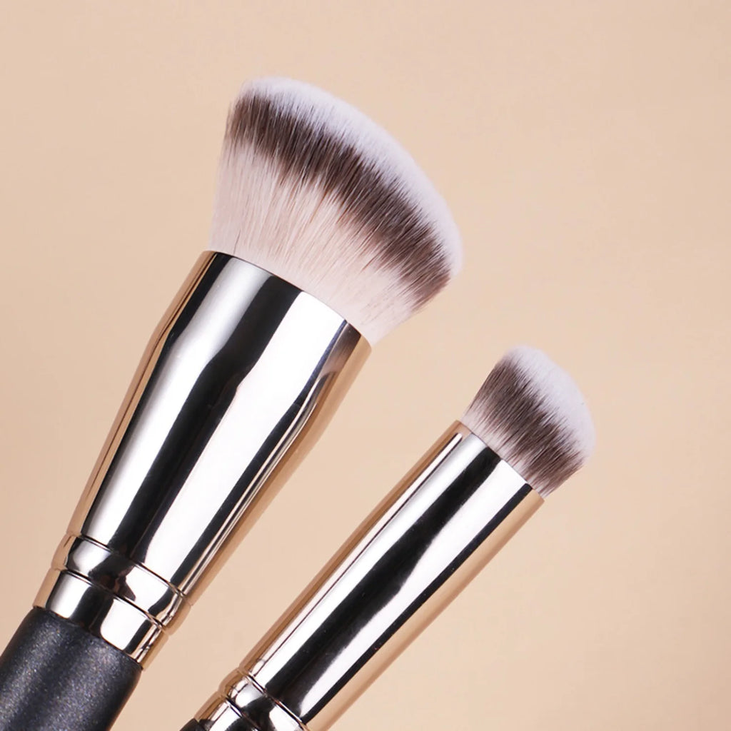 Pincel para Base e Corretivo, Pincéis Premium para Contorno e Blush, Pincel de Maquiagem Denso para Olhos e Rosto, Ideal para Esbater e Alisar