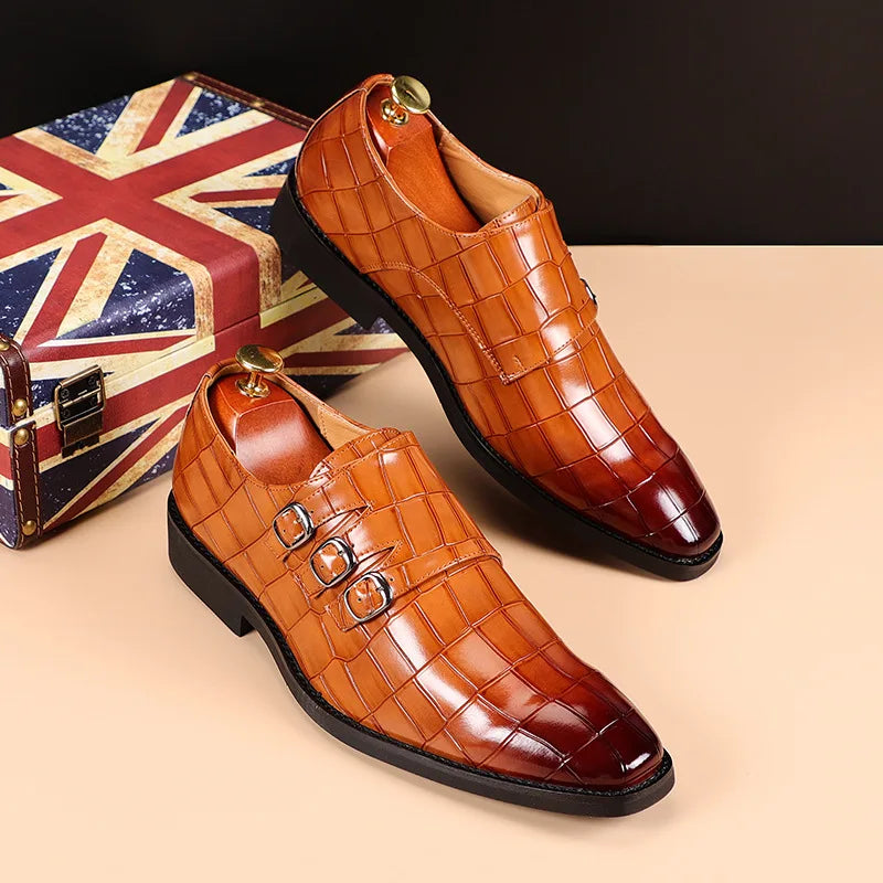 Deslizamento em sapatos masculinos oxfords moda negócios escritório sapatos masculinos clássico de luxo couro masculino ternos sapatos sapato casamento italiano