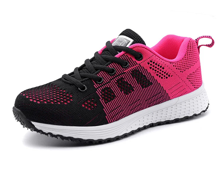 Tênis Esportivos Femininos da Moda para Academia, Tênis de Primavera com Cores Mistas, Sapatilhas Casuais Femininas, Tênis de Treino, Tenis Mujer