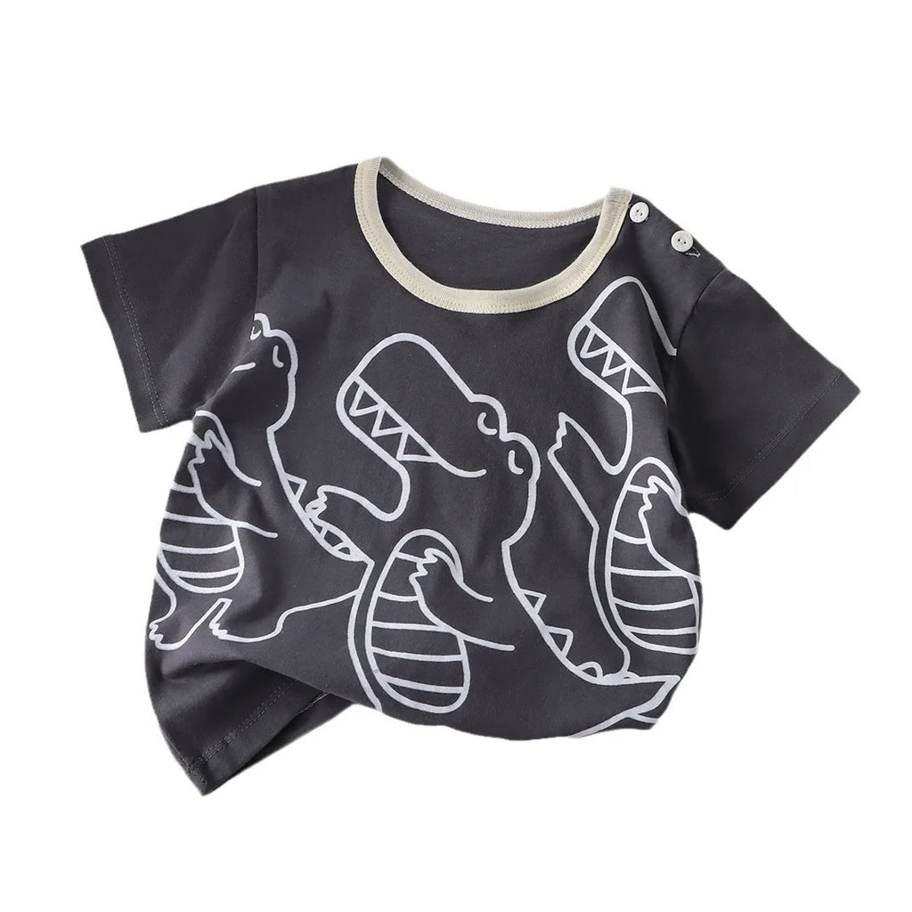 2-6y nova camiseta dos desenhos animados de algodão puro meninas de manga curta verão meia manga topos meninos topos crianças camisetas roupas