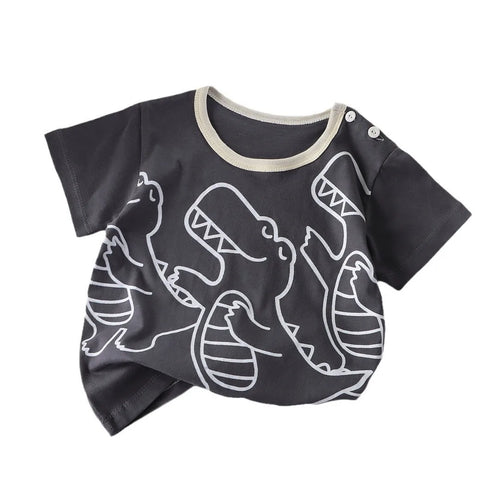 2-6y nova camiseta dos desenhos animados de algodão puro meninas de manga curta verão meia manga topos meninos topos crianças camisetas roupas