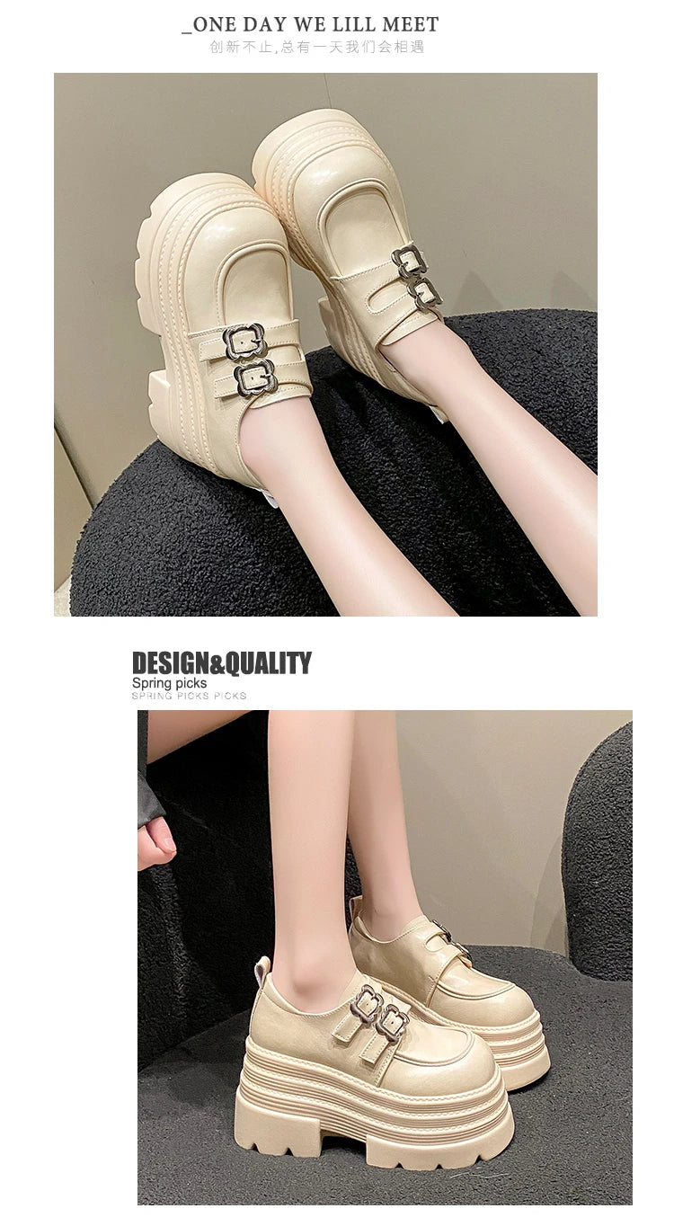 10cm plataforma feminina mocassins sapatos apartamentos casuais aconchegantes sapatos esportivos mulher 2024 tendência outono designer tênis andando mujer zapatos
