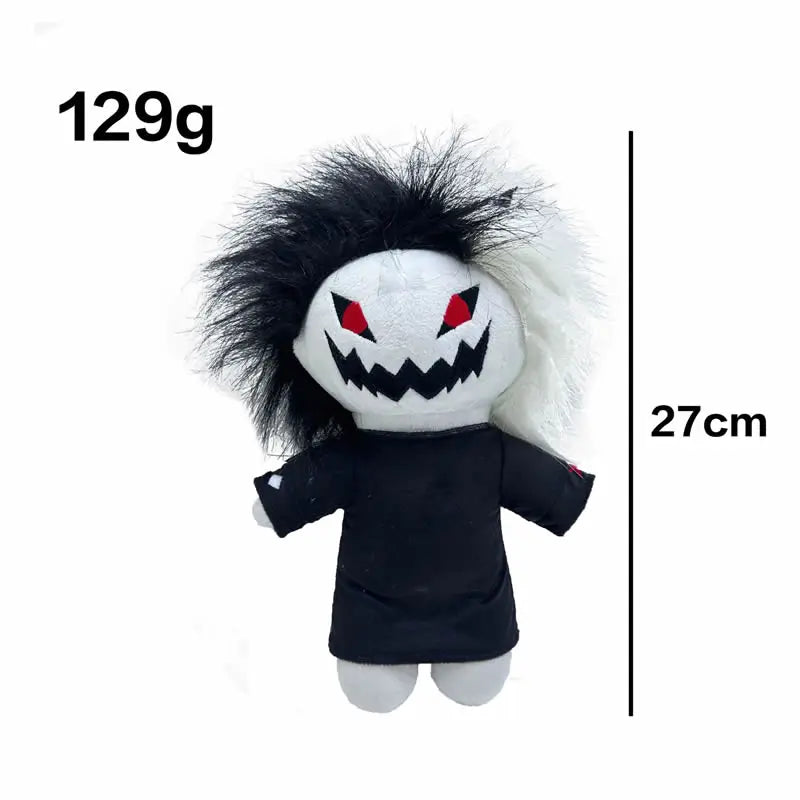 27cm rússia zxc gato boneca de pelúcia macio dos desenhos animados anime plushie brinquedo kawaii preto cosplay prop bonecas para crianças aniversário gif