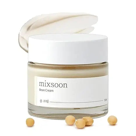 Creme Facial Mixsoon Bean - Creme Hidratante Intensivo para Pele Lisa, Esfoliante com Essência, Hidratante e Nutritiva, Cuidado com Poros e Sebo