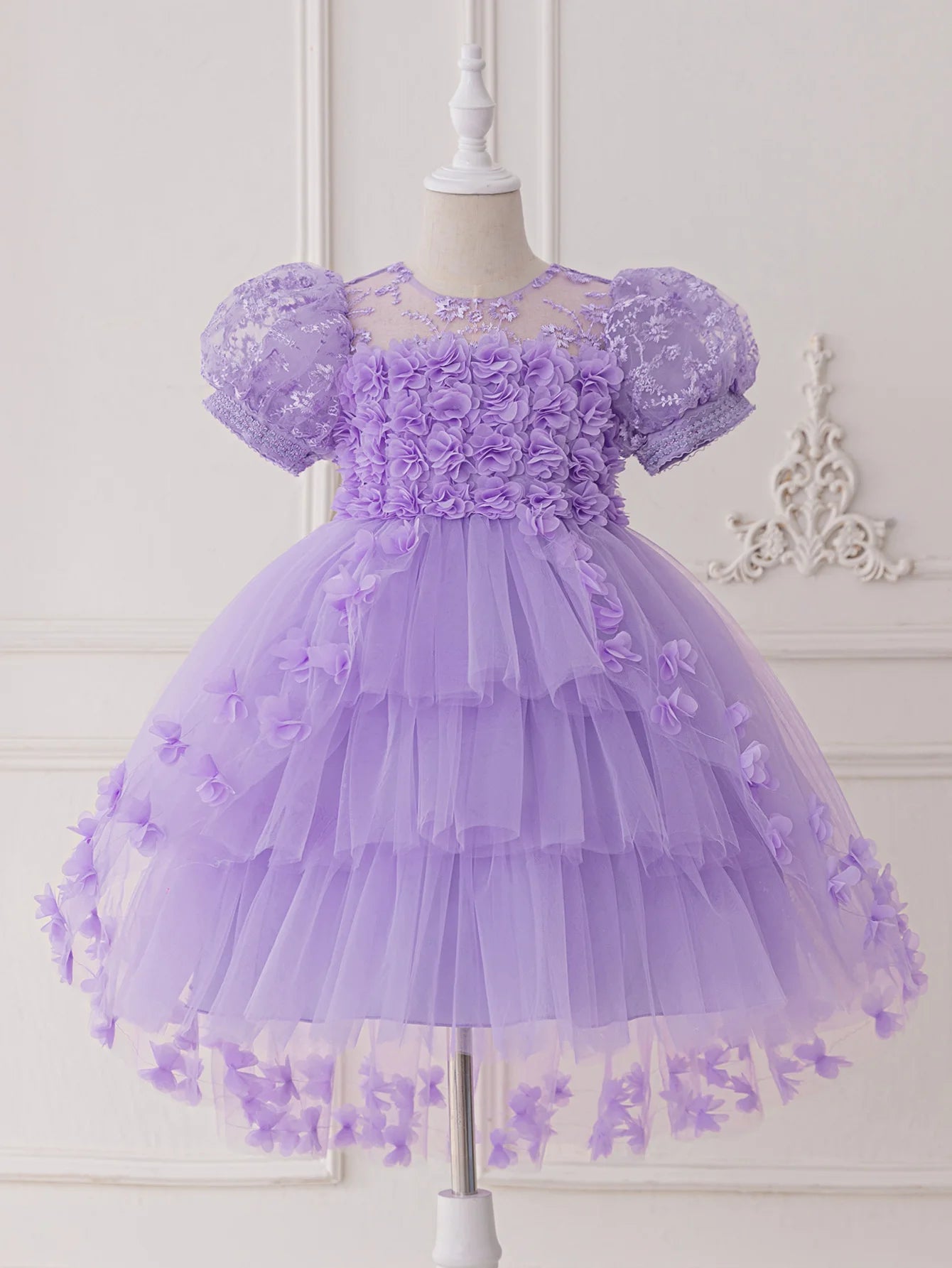 Crianças jovens meninas vestidos para festas piano concertos chiffon plissado vestidos de princesa vestidos de festa meninas vestidos de malha