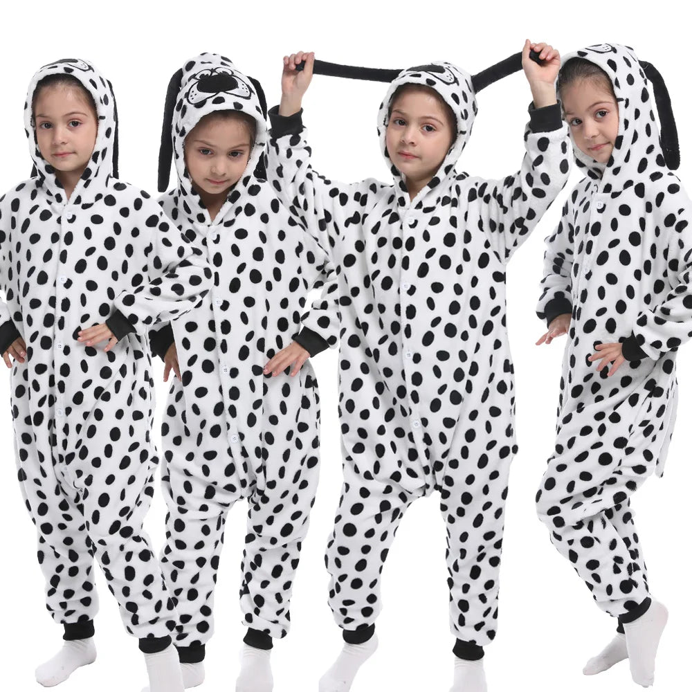Mulheres animal kigurumi pijamas inverno grosso flanela pijamas adulto com capuz pijama homewear halloween cosplay trajes de festa