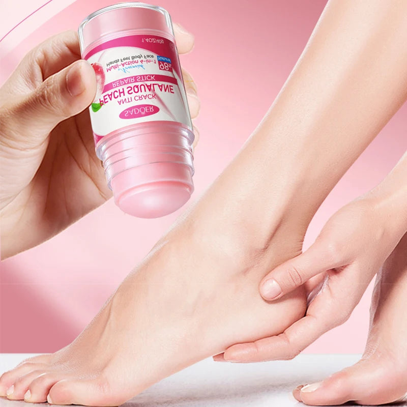 Creme para os pés, essência de pêssego, suaviza o calcanhar, hidratante, nutre o calcanhar, cuidados com os pés das mãos, creme para secura do calcanhar