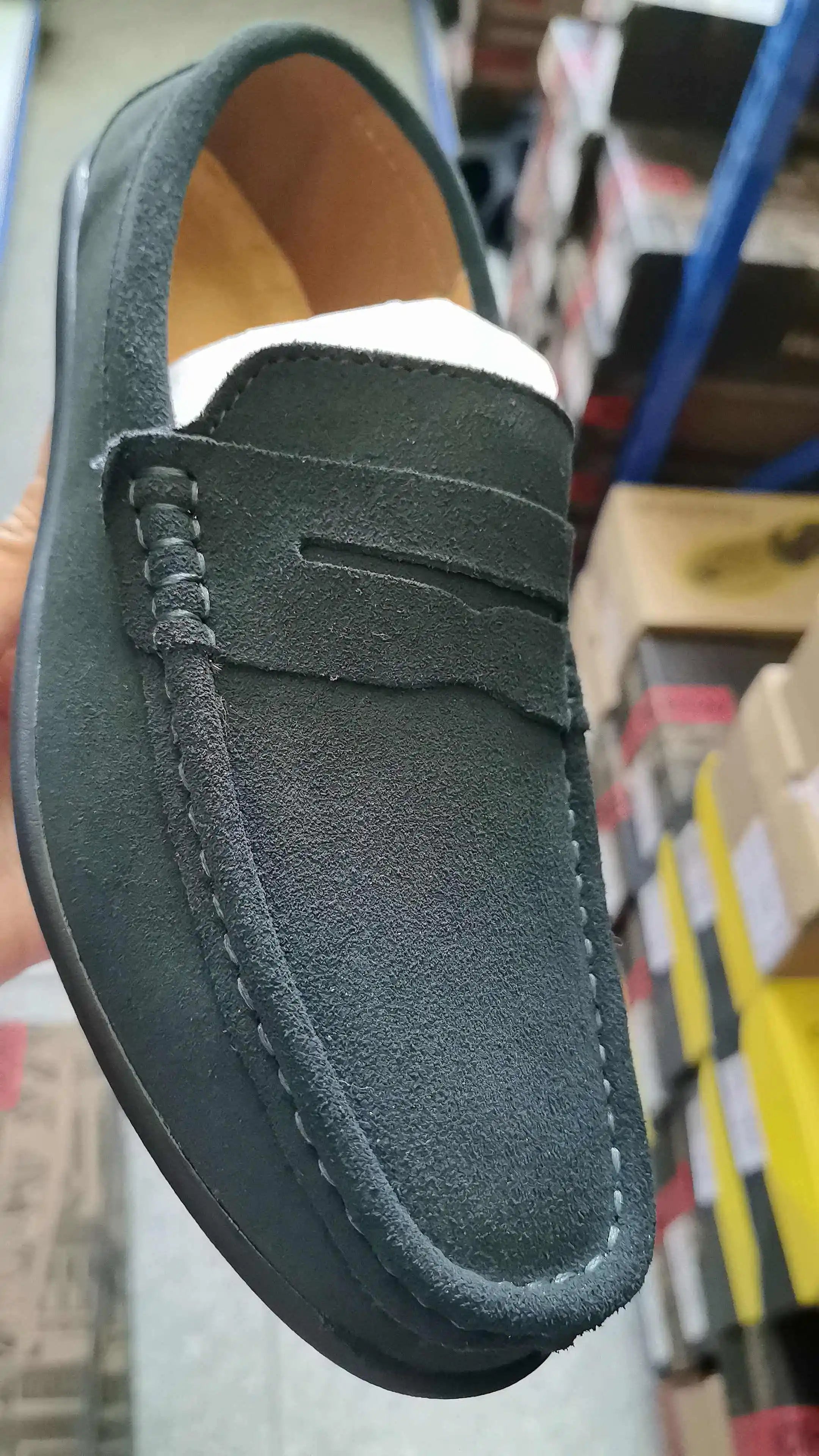 Couro do plutônio camurça de vaca sapatos masculinos marca luxo casual formal mocassins calçados preto masculino sapatos de condução hombres