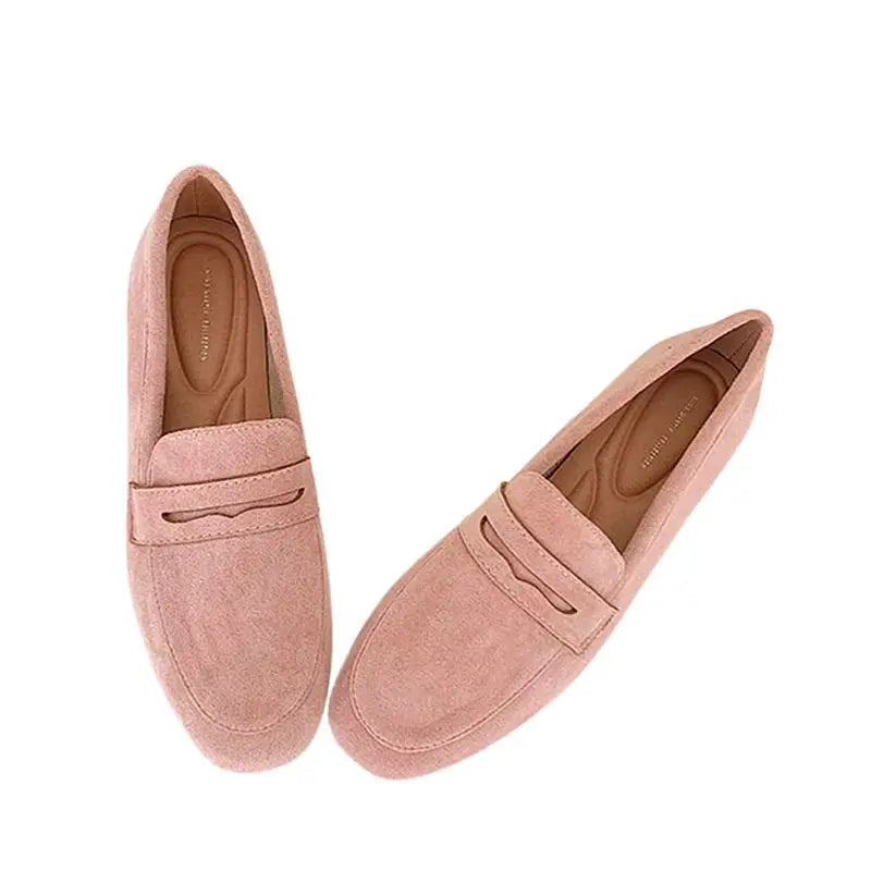 2025 novas mulheres sapatos planos mulher mocassins primavera outono casual camurça deslizamento em sapato mulher confortável sapato leve mujer sapato