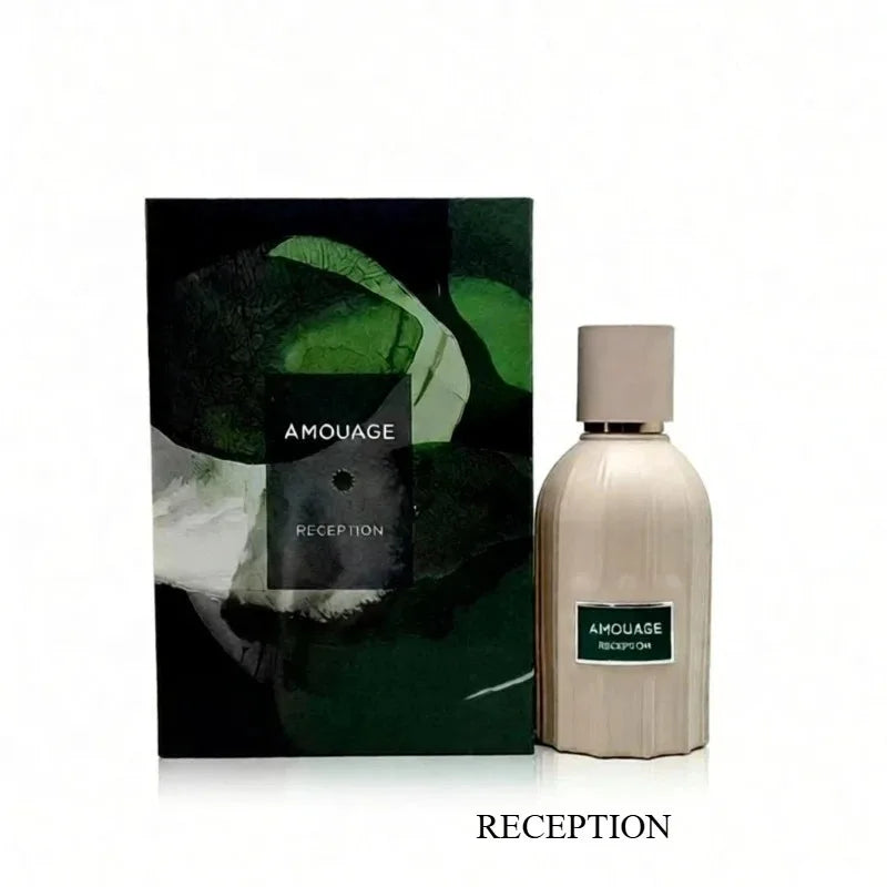 AMOUAGE 100ml Eau De Parfum Unissex Fragrância Oriental de Baunilha Duradoura Fresca Natural Suave Elegante Luxuosa Aroma Exclusivo