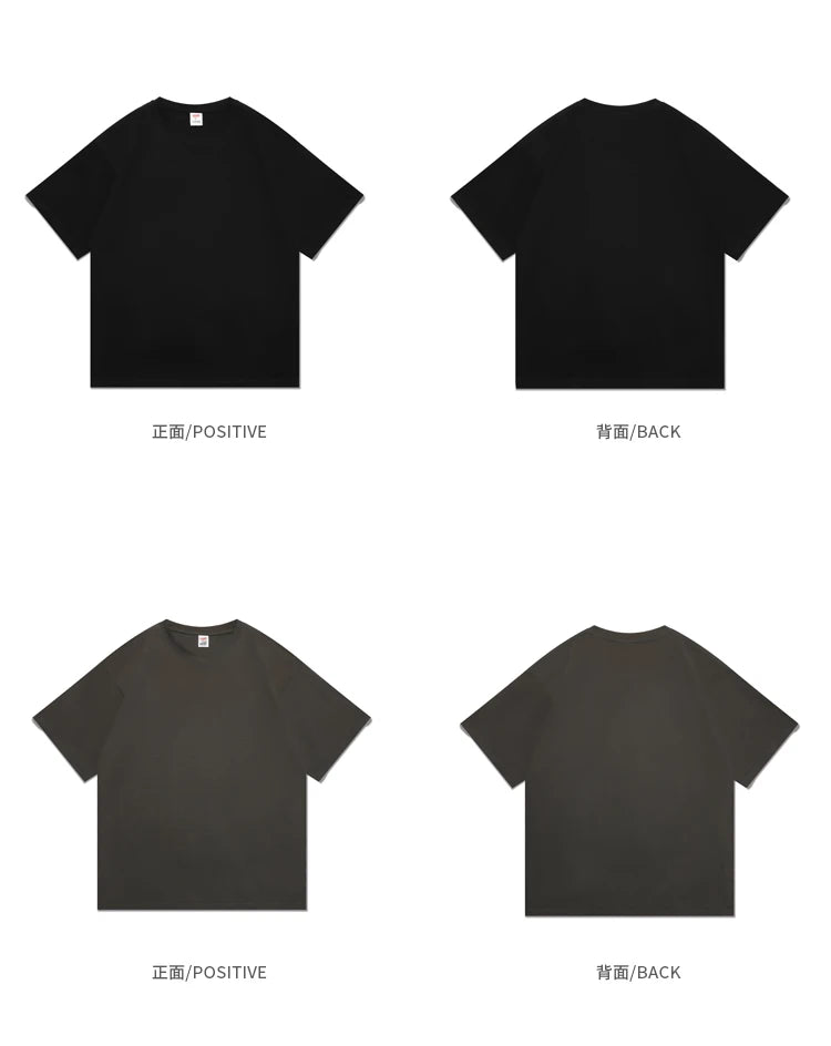 Novo verão masculino t camisa moda sólida básico solto hip hop manga curta camisetas para homens feminino casual algodão streetwear topo t