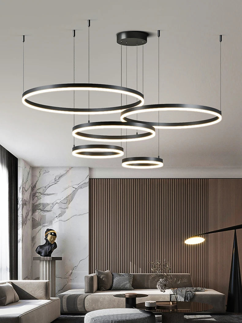 Decoração moderna para casa luzes led pingente luz lâmpadas para sala de estar lustres para sala de jantar pendurado luz iluminação interior