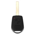 Keyyou capa de chave remota com 3 botões, compatível com bmw e31 e32 e34 e36 e38 e39 e46 z3 z4, capa fob 3 btn sem cortes