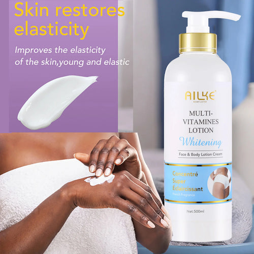 AILKE Kit de cuidados com a pele com multivitamina natural, hidrata, tonificação uniforme, remove manchas escuras e brancas, pele limpa e lisa