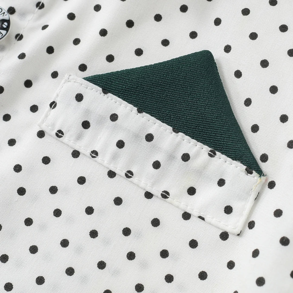 Camisa estampada às bolinhas com calças sólidas para meninos, conjunto de arco suspensor infantil, roupa de cavalheiro, traje de aniversário, 2 a 6 anos, primavera