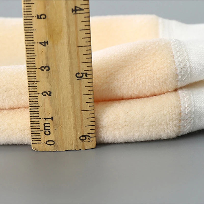 Engrossar quente de pelúcia crianças conjuntos roupas menino menina roupa interior ternos outono inverno crianças clothinn