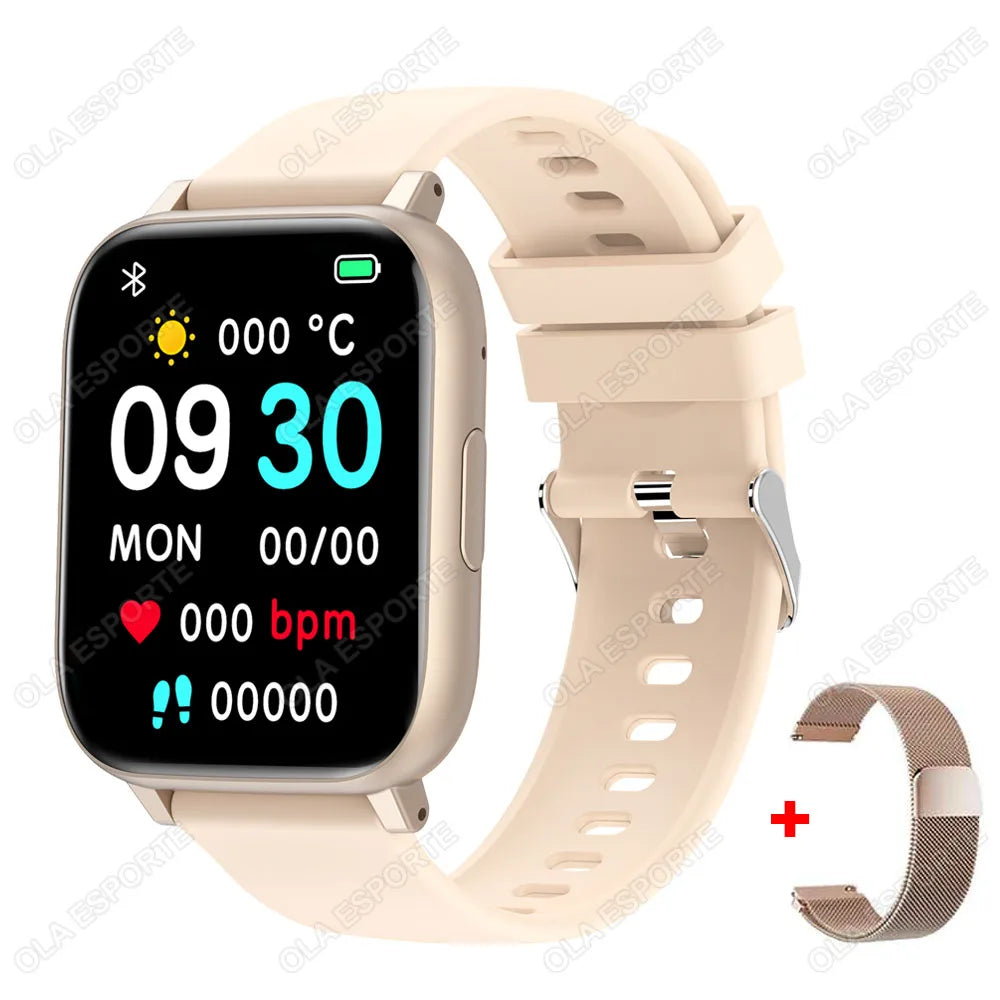 Relógio inteligente 2025 bluetooth chamada sono freqüência cardíaca monitoramento de saúde gps relógios para homens mulheres esporte fitness à prova dwaterproof água smartwatch