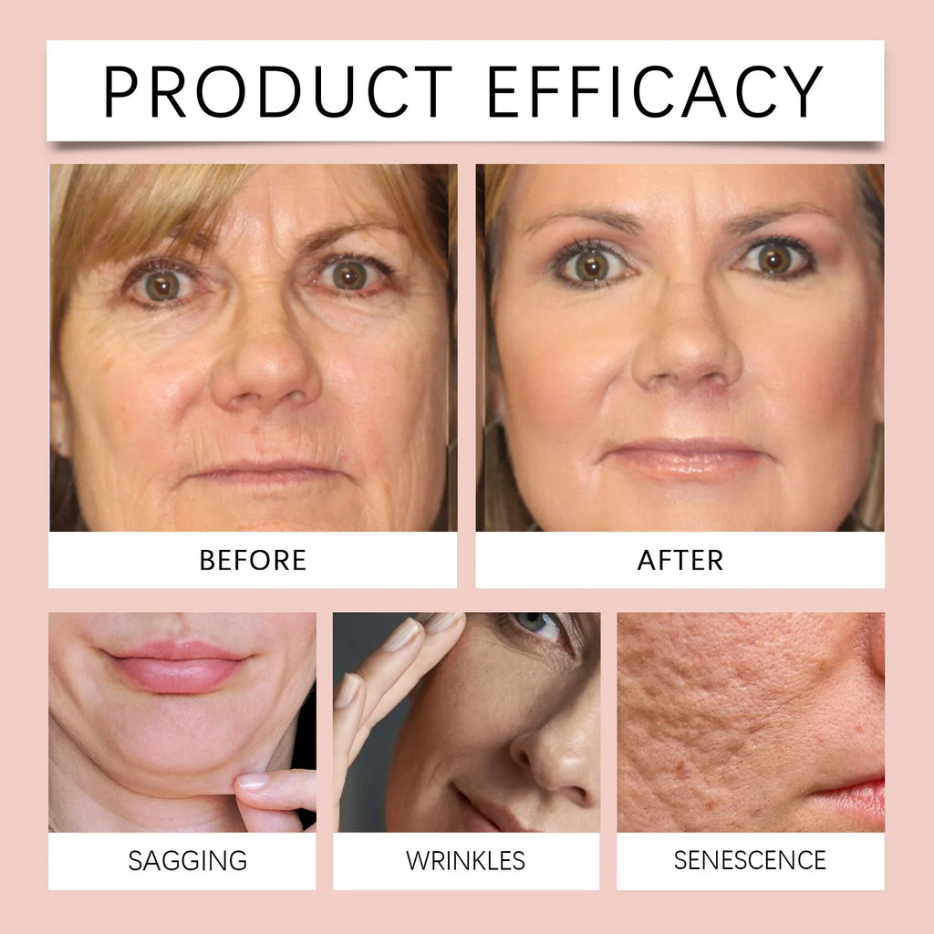 Ouhoe Máscara Peel Off de Colágeno com Pincel de Aplicação Anti Rugas Firmador Hidratante Fácil Descasque Todos os Tipos de Pele Não Irritante Limpo