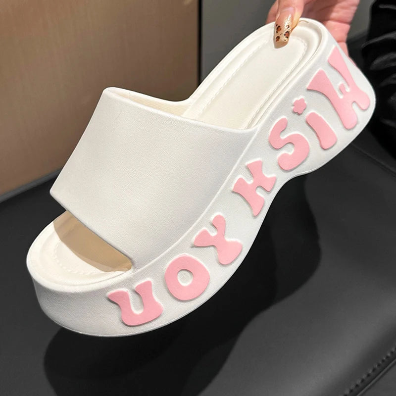 2025 nova tendência conciser verão senhoras sapatos ao ar livre slides aconchegantes sola macia calças sandálias para casa para mulheres chinelos flip flops