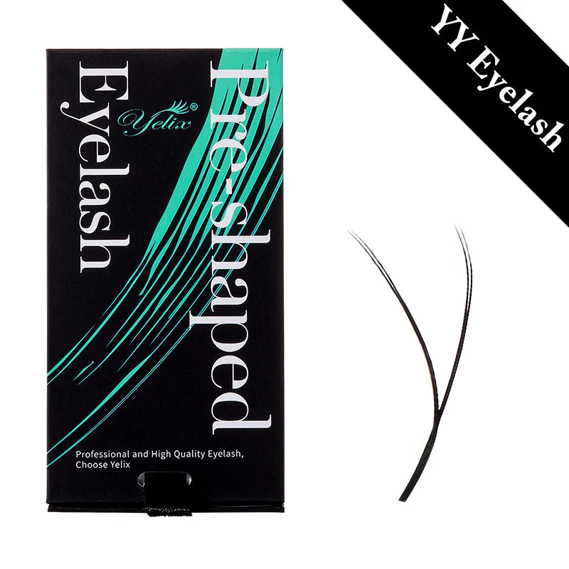 Yelix-W-Shaped Cílios Extensões, 3D, 3 Dicas e 6 Dicas, C Curl, D Curl, Individual Lash, Volume egípcio brasileiro, Mage Cílios, Alta Qualidade
