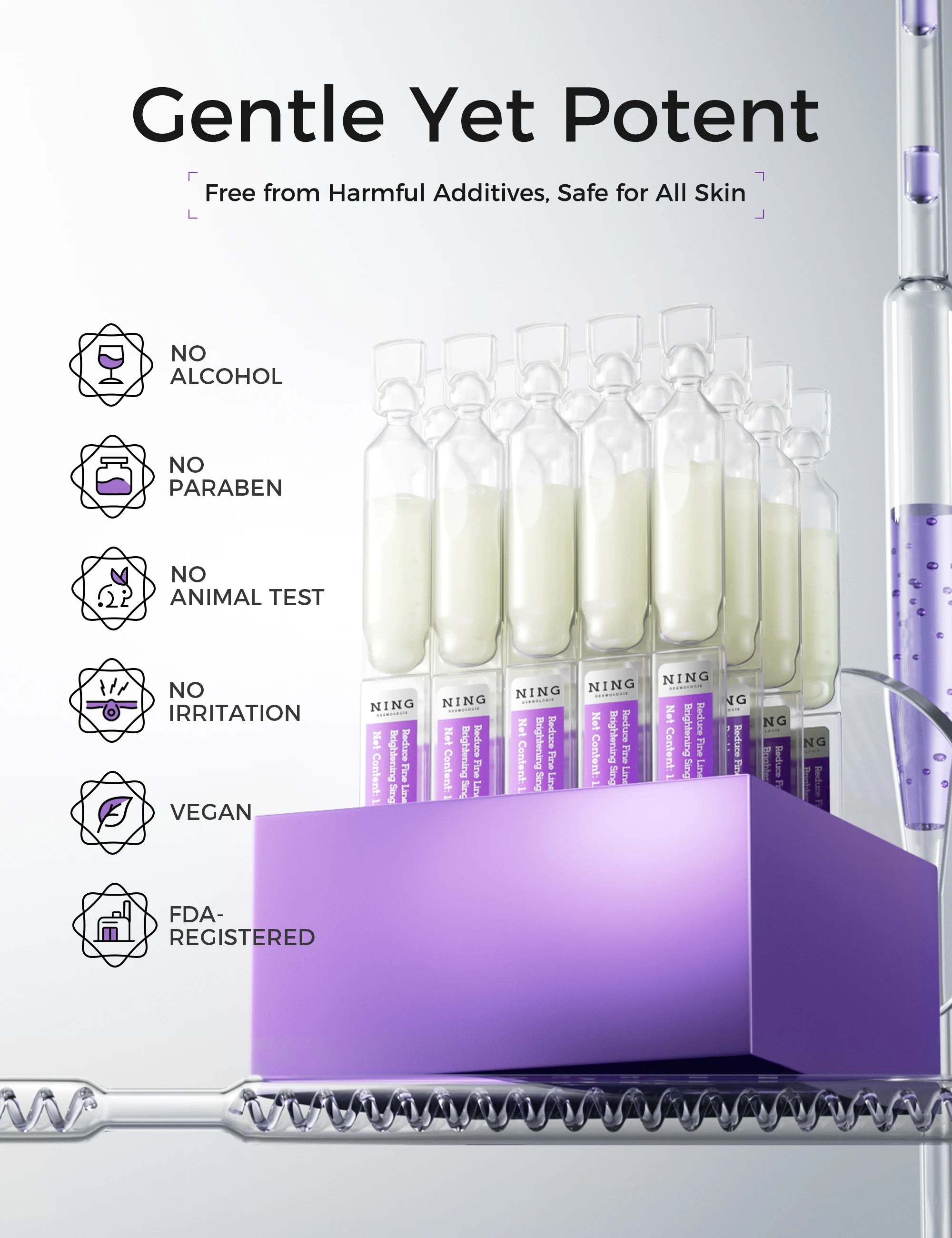 Conjunto de cuidados com a pele Tembusu Essence – Routina de 8 etapas com limpador de amino, máscara de argila, toner, soro de ácido salicílico, creme e tratamento para os olhos