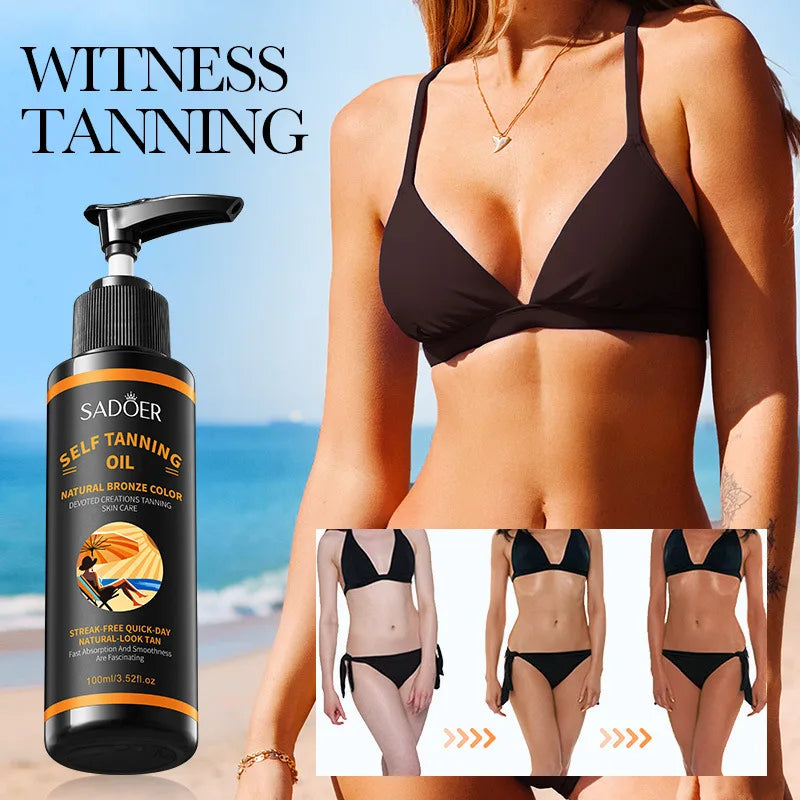 Spray de Bronzeamento 100ml: Textura Leve, Hidratante, Tonalidade Preta Bonita, Cria um Visual Mais Selvagem e Confiante. Grande Capacidade, Acabamento Bege Bonito, Sem Manchas, Secagem Rápida, Sem Efeito Bronzeador.
