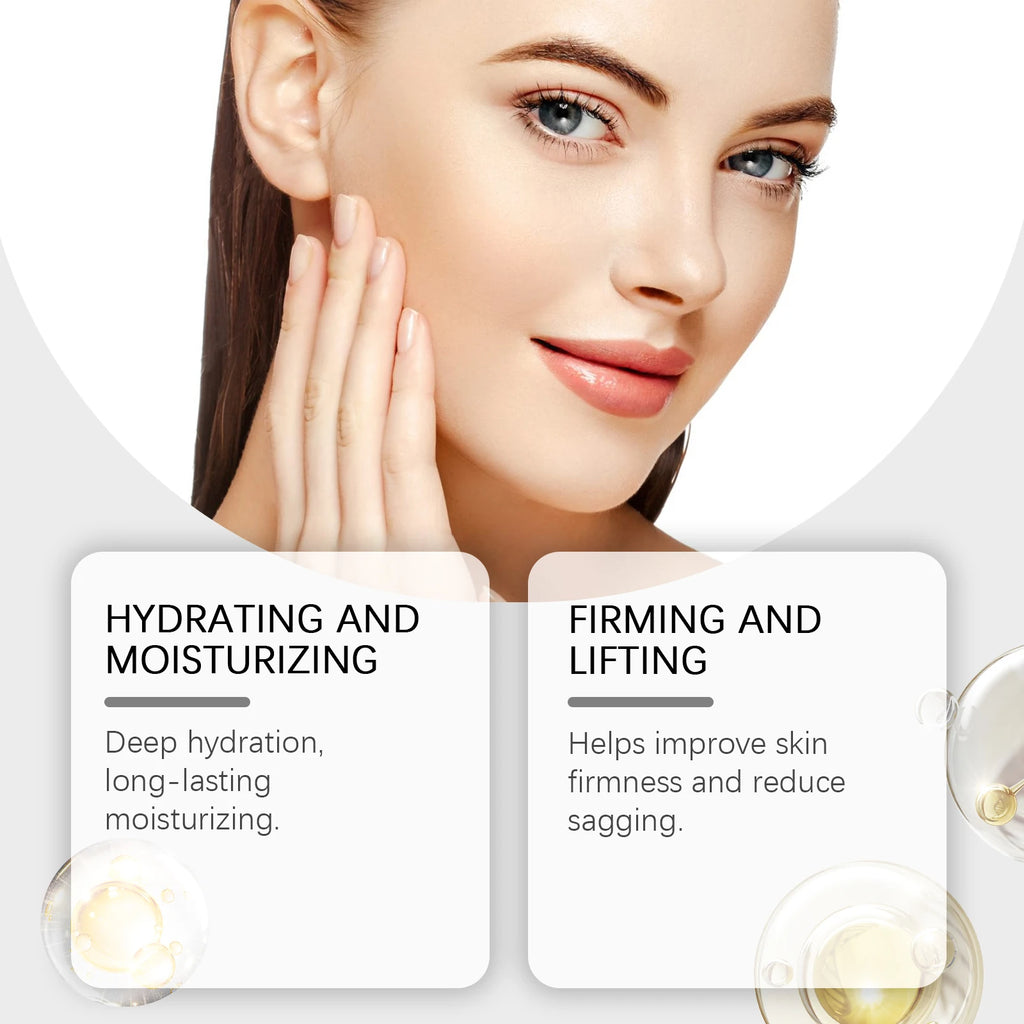 Conjunto de Sérum Facial Firmador com Rolo de Microagulhas, Essência Facial Anti-Envelhecimento, Hidratante, Suavizante e Embelezadora da Pele