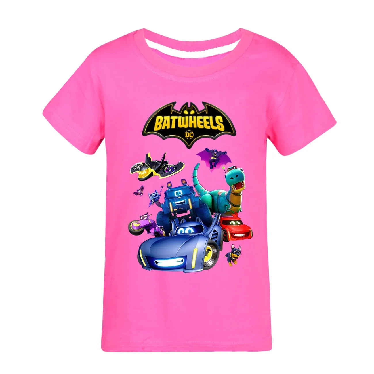 Engraçado batwheels manga curta crianças roupas camisetas verão crianças topos dos desenhos animados camisetas casuais de algodão meninos meninas clothes3057