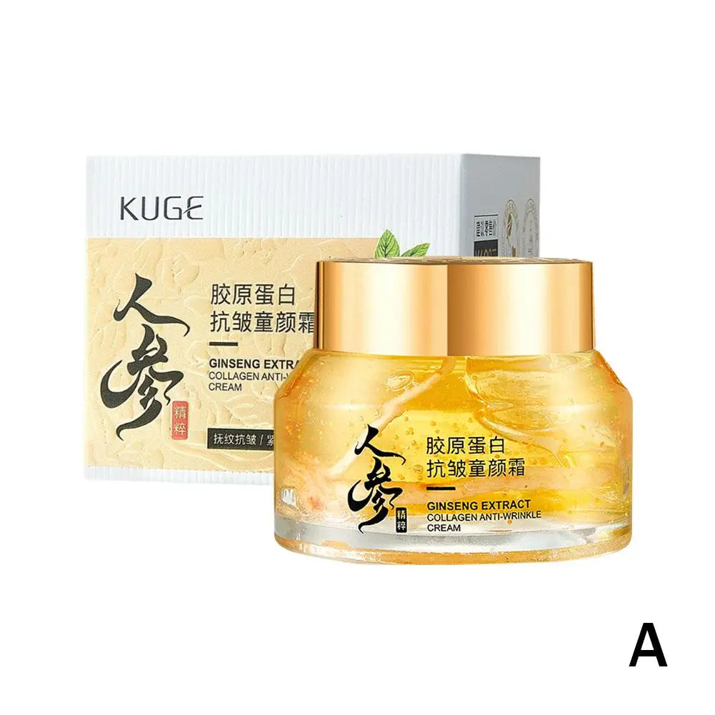 Creme Hidratante Ácido Kójico de Colágeno, Nutrido, Pele Danificada, Brilhante e Suave, Facial, Cuidado, Reparação, R1U9, 80ml