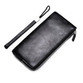 Carteiras clássicas com zíper estilo longo masculino, porta-cartão, grande capacidade, grande para celular, marca de luxo, bolsa masculina, qualidade