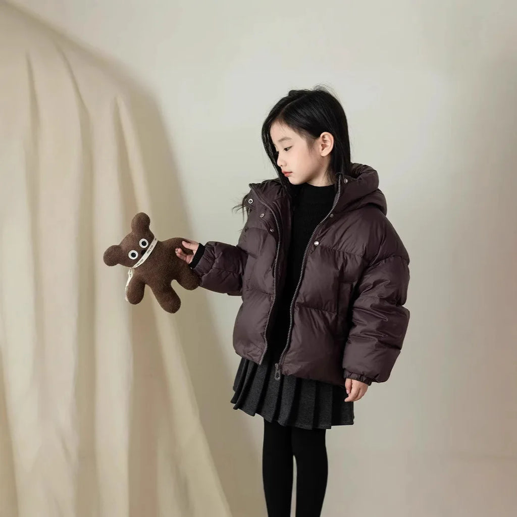 Meninas para baixo jaqueta de algodão crianças jaqueta de algodão grosso superior jaqueta de algodão crianças jaquetas para meninas casacos de inverno ropa de niña Пухоiyahaк