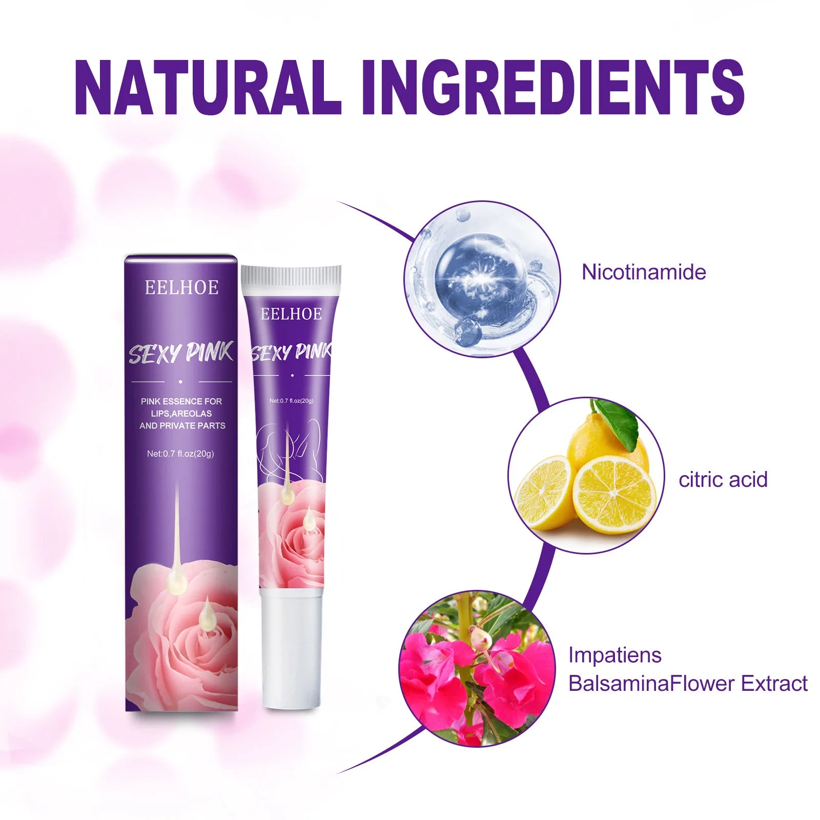 Creme de clareamento para peças íntimas, Soro das axilas, Bunda, Joelho, Interior, Coxa, Peças de clareamento íntimo, Remover melanina
