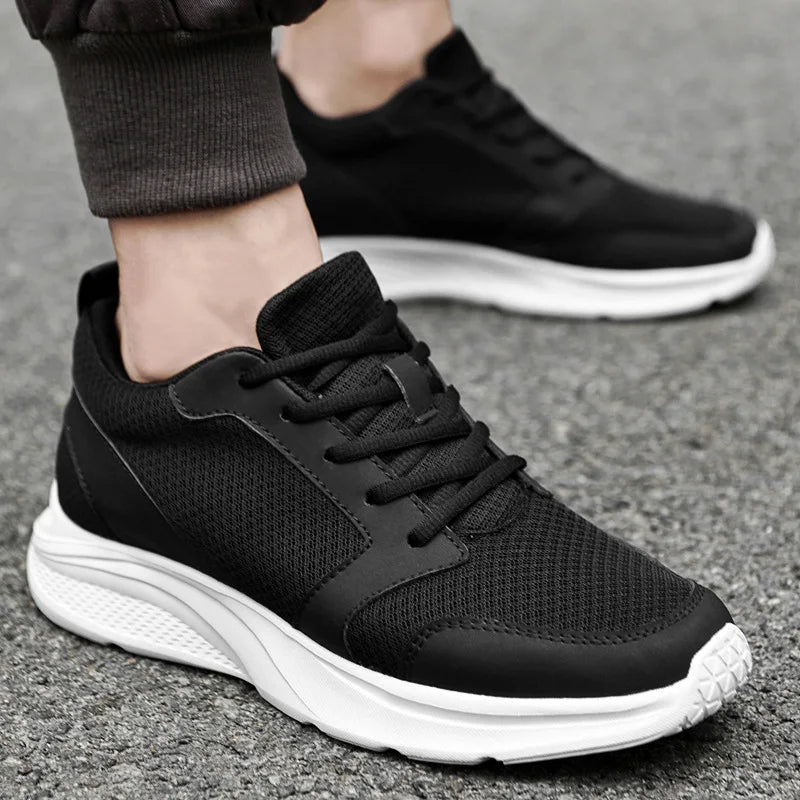 Homens sapatos de elevador aumento de altura tênis sapatos para homem 10cm esportes sapatos casuais invisível sapatos de aumento interno para homem 8cm