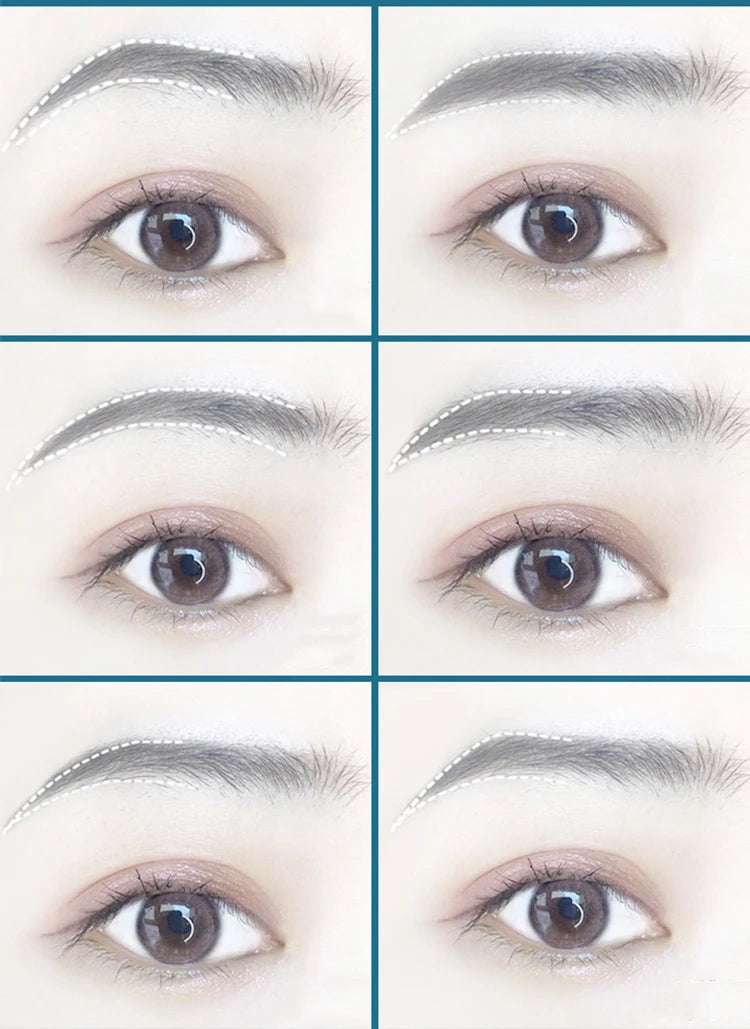 Sobrancelhas produto de maquiagem chinesa com lápis de sobrancelha à prova d'água marca madeira dura recarga profissional beleza completa cosméticos incomuns