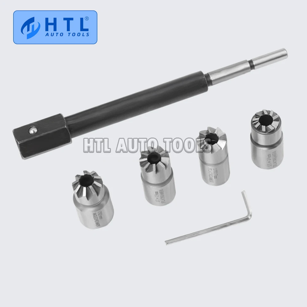 5pc injetor diesel cortador de assento removedor kit ferramenta remoção para delphi bosch bmw merc crd psa ford fiat peugeot cortador ferramenta mais limpa