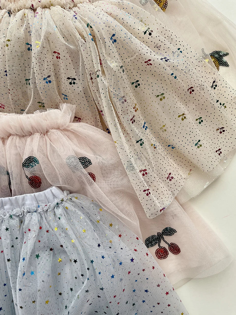 Verão ks bebê meninas cereja malha vestido crianças roupas meninas vestidos de princesa saias festa de natal manga longa vestidos