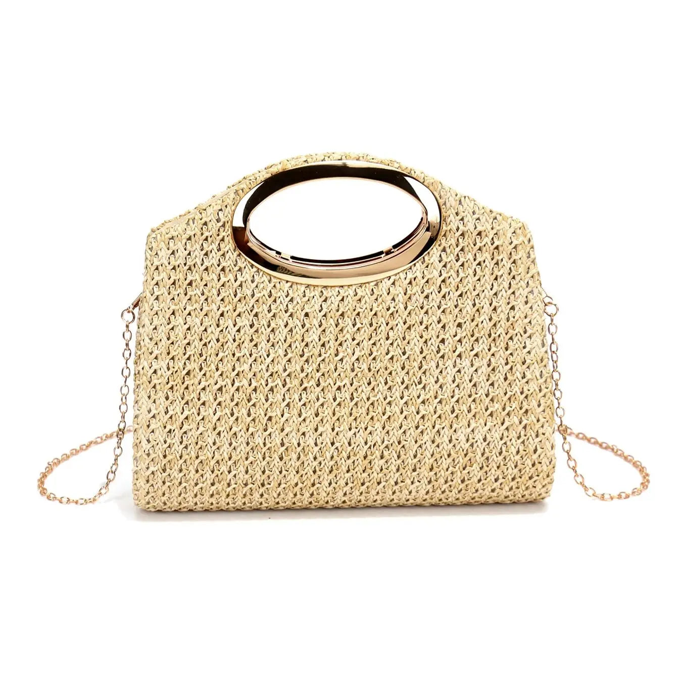 Senhoras bolsa de palha sacos de noite pérola flip capa saco cosmético praia férias essencial portátil envelope embreagem bolsa
